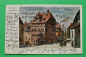 Preview: AK Nürnberg / 1906 / Dürer Haus / Strassenansicht / Künstler Karte Kley